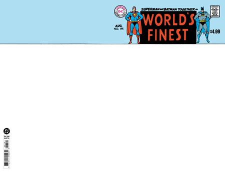 WORLDS FINEST COMICS #195 FACSIMILE EDITION