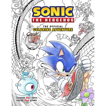 SONIC THE HEDGEHOG THE OFFICIAL COLORING ADVENTURE