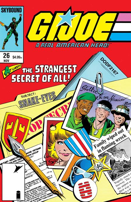 GI JOE A REAL AMERICAN HERO #26 HAMA FILES EDITION