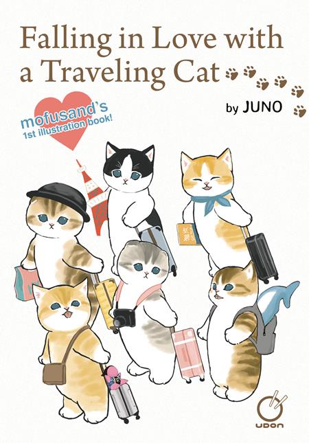FALLING IN LOVE WITH A TRAVELING CAT MOFUSANDS 1ST ILLUSTRATION BOOK