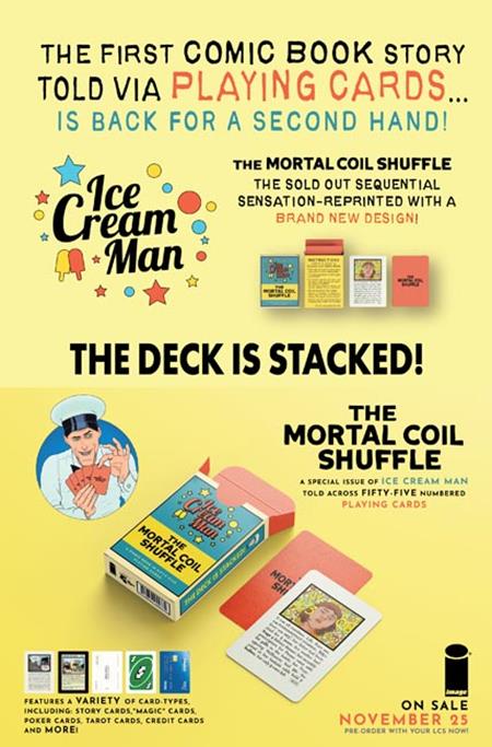 ICE CREAM MAN THE MORTAL COIL SHUFFLE CARD