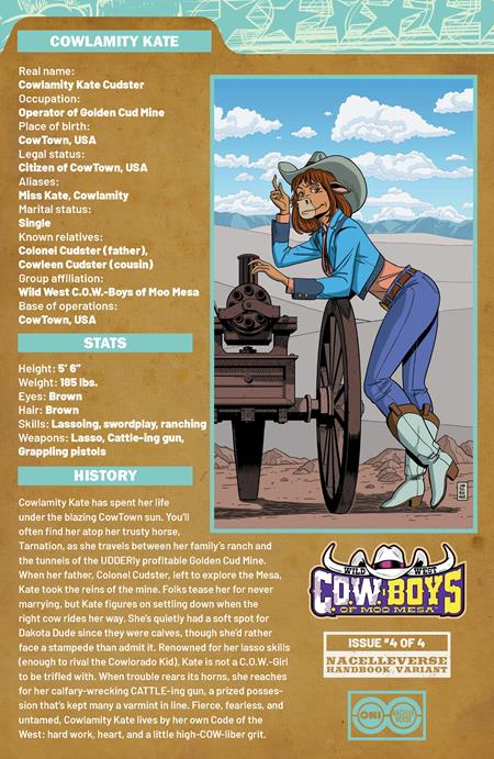 WILD WEST COW-BOYS OF MOO MESA #4 (OF 4)