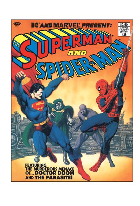 DC AND MARVEL PRESENT SUPERMAN AND SPIDER-MAN (MARVEL TREASURY EDITION #28) #1 FACSIMILE EDITION