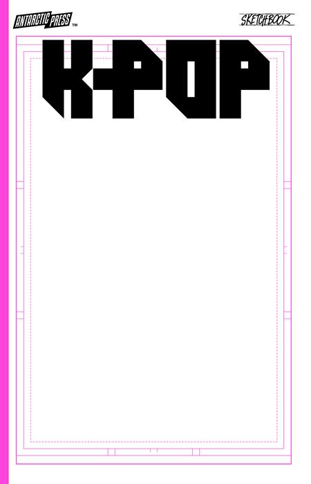 K-POP SKETCHBOOK (ONE SHOT) GLITTER PINK