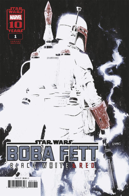 STAR WARS: BOBA FETT - BLACK, WHITE & RED #1