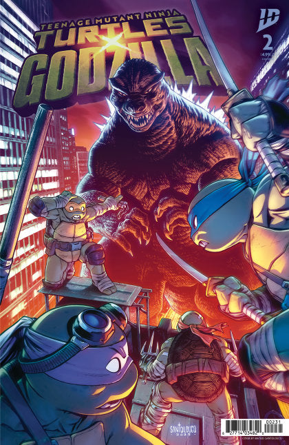Teenage Mutant Ninja Turtles x Godzilla #2