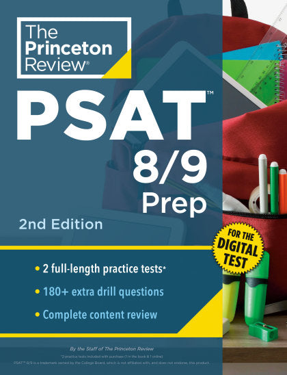 Princeton Review PSAT 8/9 Prep, 2nd Edition