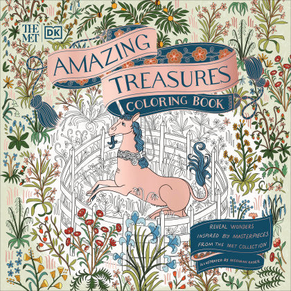 The Met Amazing Treasures Coloring Book