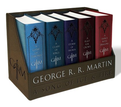 George R. R. Martin's A Game of Thrones Leather-Cloth Boxed Set (Song of Ice andFire Series)