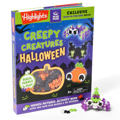 Creepy Creatures Halloween: Build, Puzzle & Play