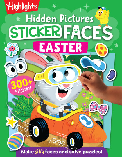 Hidden Pictures Sticker Faces: Easter