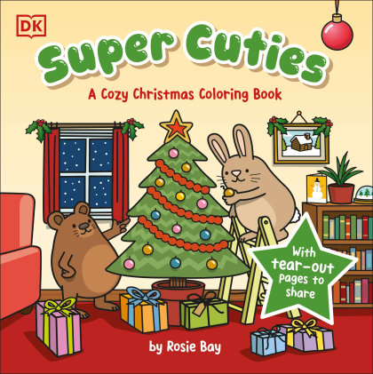 Super Cuties: A Cozy Christmas Coloring Book