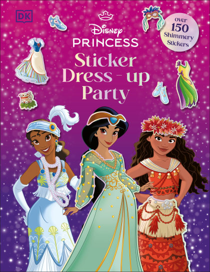 Disney Princess Dress Up Sticker Book