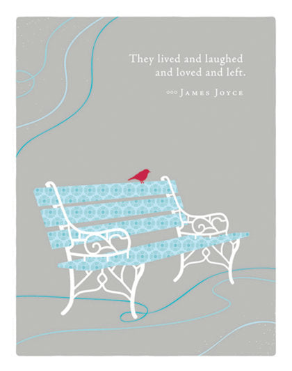 Positively Green Greeting Cards: Sympathy - They lived and laughed and loved (Pack of 6)