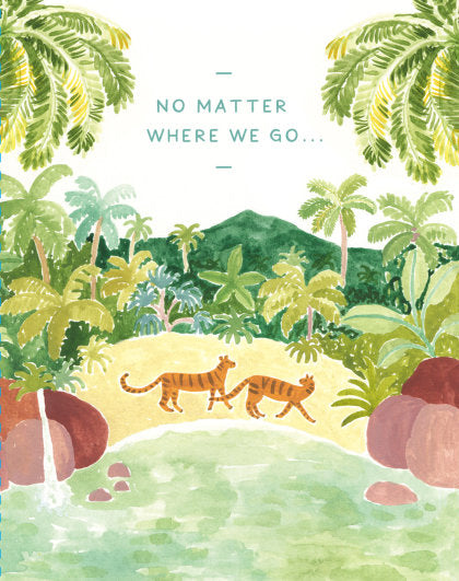 Love Muchly Greeting Cards: Love - No matter where we go (Pack of 6)