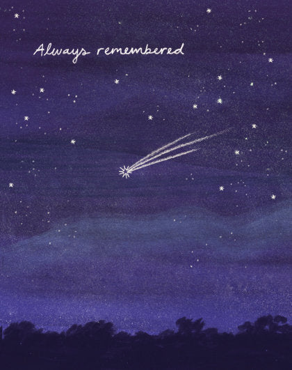 Love Muchly Greeting Cards: Sympathy - Always remembered (Pack of 6)