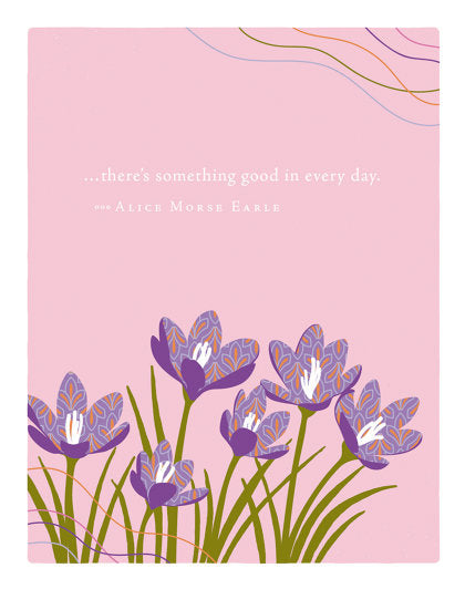 Positively Green Greeting Cards: Thank You - There's Something Good in Every Day (Pack of 6)