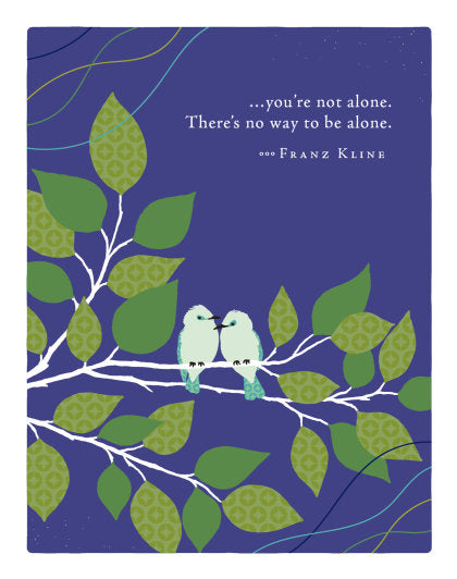Positively Green Greeting Cards: Tough Times - You're not alone. There's no (Pack of 6)