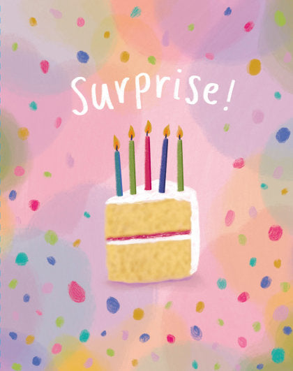 Love Muchly Greeting Cards: Belated Birthday - Surprise! (Pack of 6)