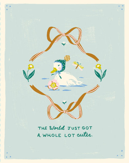 Love Muchly Greeting Cards: Baby - The World Just Got a Whole Lot Cuter (Pack of 6)