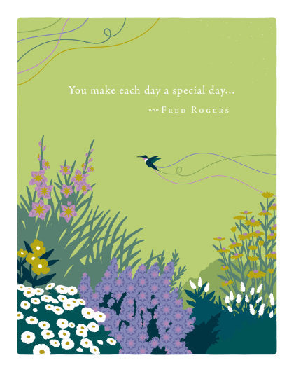 Positively Green Greeting Cards: Friendship - You make each day a special day (Pack of 6)