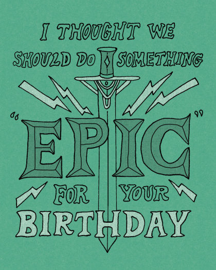 Humor Us Greeting Cards: Birthday - I thought we should do (Pack of 6)