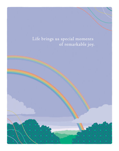 Positively Green Greeting Cards: Congrats - Life Brings Us Special Moments of Remarkable Joy (Pack of 6)