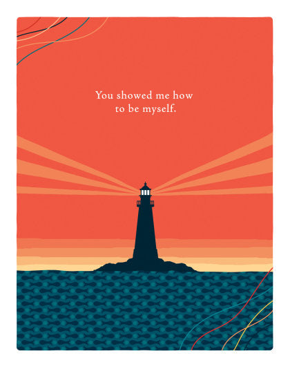 Positively Green Greeting Cards: Father's Day - You Showed Me How to Be Myself (Pack of 6)