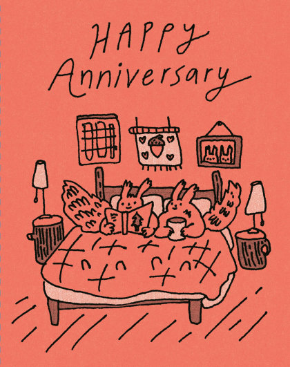 Humor Us Greeting Cards: Anniversary - Happy Anniversary (Pack of 6)