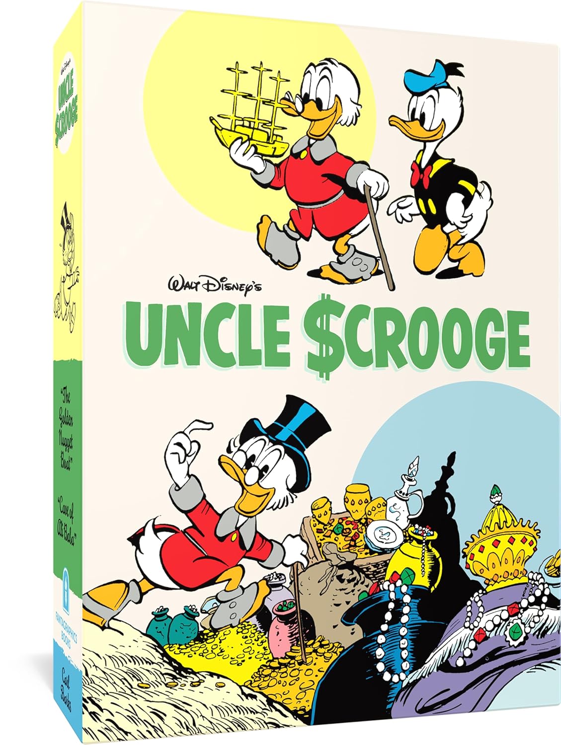 WALT DISNEYS UNCLE SCROOGE GIFT BOX SET THE GOLDEN NUGGET BOAT & CAVE OF ALI BABA