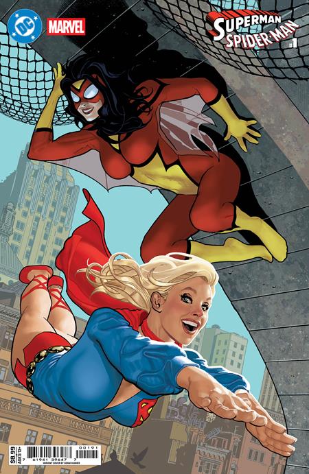 CVR I ADAM HUGHES SUPERGIRL 70S & SPIDER-WOMAN 70S CARD STOCK VAR (2026-03-25)