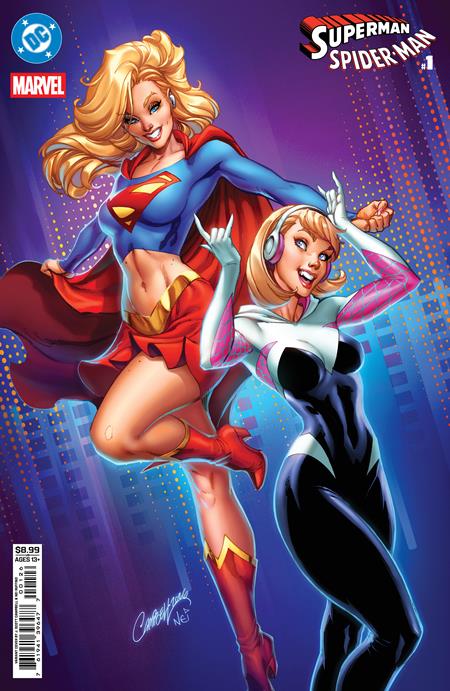 CVR N J SCOTT CAMPBELL SUPERGIRL & SPIDER-GWEN CARD STOCK VAR (2026-03-25)