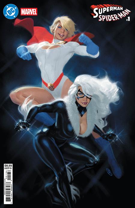 CVR V DAVID TALASKI POWER GIRL & BLACK CAT CARD STOCK VAR (2026-03-25)