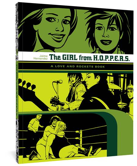 GIRL FROM H O P P E R S A LOVE AND ROCKETS BOOK