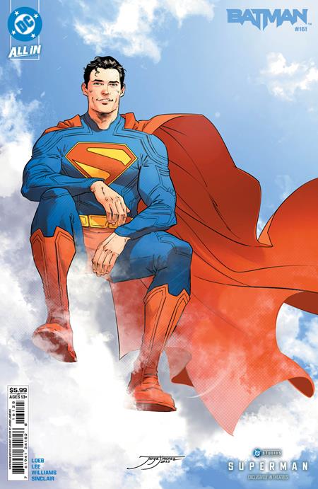 CVR J JORGE JIMENEZ SUPERMAN MOVIE CARD STOCK VAR (2025-07-23)