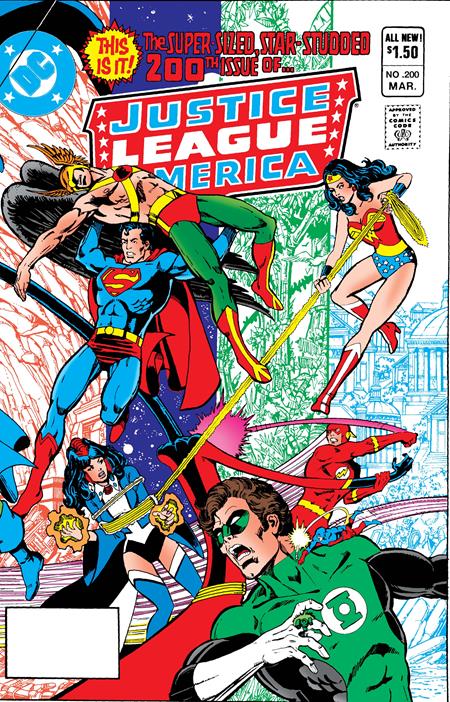 JUSTICE LEAGUE OF AMERICA #200 FACSIMILE EDITION