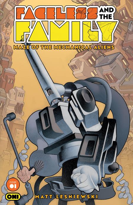 FACELESS AND THE FAMILY MAZE OF THE MECHANICAL ALIENS #1 (OF 4)