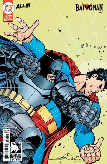 CVR E WALTER SIMONSON & LAURA MARTIN DARK KNIGHT RETURNS 40TH ANNIVERSARY CARD STOCK VAR (2026-08-19)