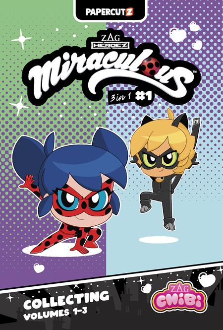 MIRACULOUS LADYBUG CHIBI 3 IN 1 VOL. 1