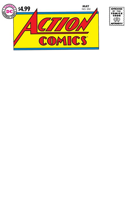 ACTION COMICS #252 FACSIMILE EDITION