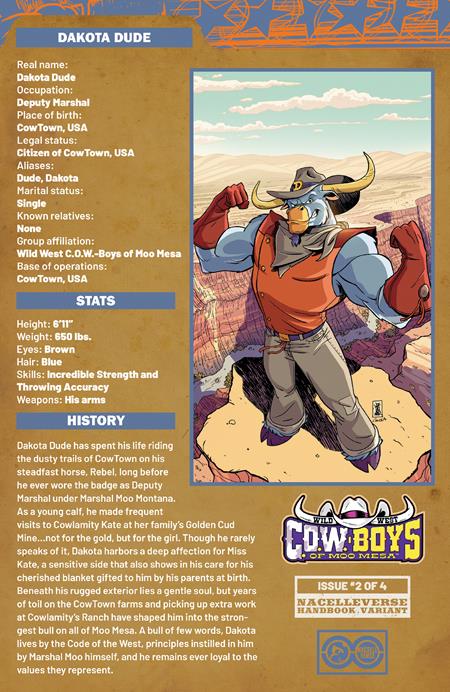 WILD WEST COW-BOYS OF MOO MESA #2 (OF 4)