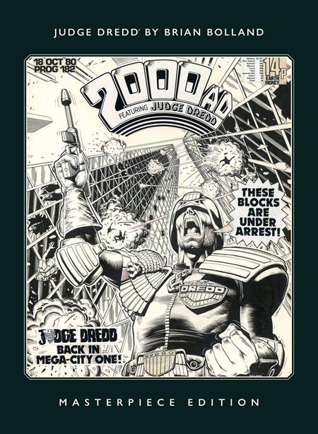 JUDGE DREDD BRIAN BOLLAND MASTERPIECE EDITION