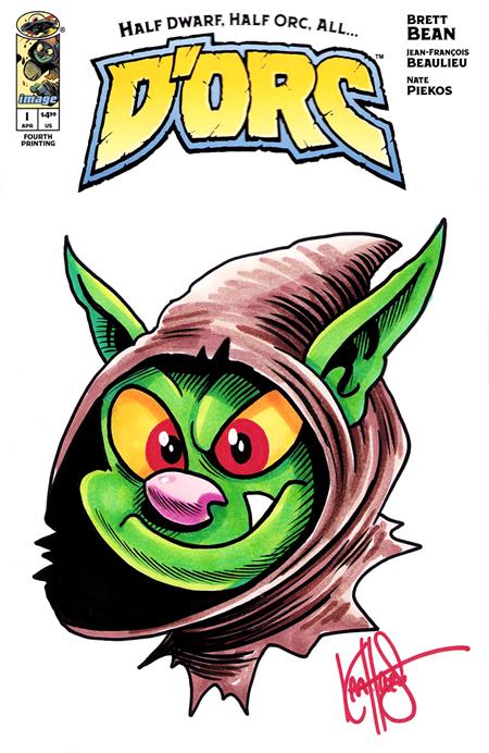 DF D ORC FOURTH PRINTING BLANK VARIANT SIGNED AND REMARKED BY KEN HAESER (2026-10-28)