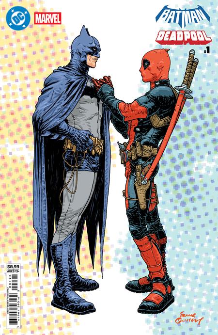 CVR N FRANK QUITELY BATMAN DEADPOOL CARD STOCK VAR (2025-11-19)