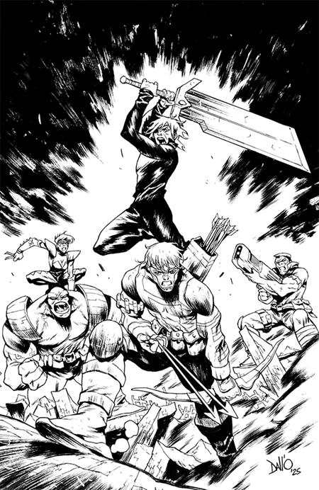 CVR J MAXI DALLO YOUNGBLOOD TEAM UP B&W VIRGIN VAR (2025-11-19)