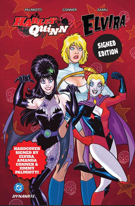 HARLEY QUINN X ELVIRA SIGNED BY ELVIRA