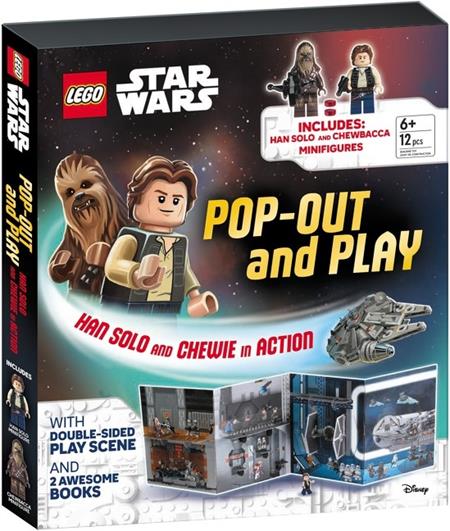LEGO STAR WARS POP-OUT AND PLAY HAN SOLO AND CHEWIE IN ACTION