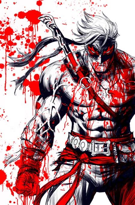FINAL BOSS #1 BLACK WHITE AND BLOOD REPRINT
