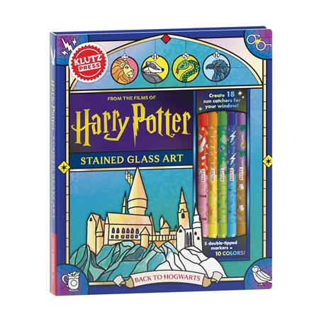HARRY POTTER STAINED GLASS BACK TO HOGWARTS