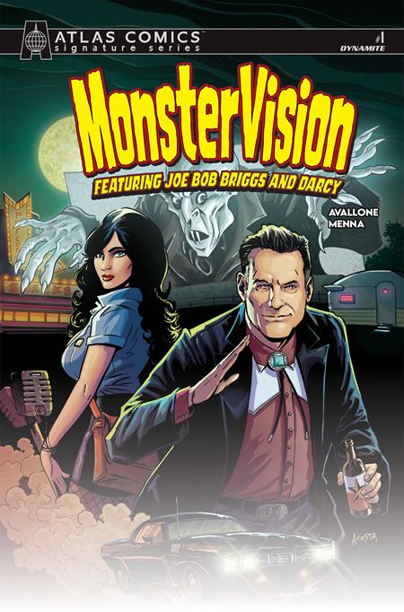 CVR I DAVE ACOSTA ATLAS EDITION SIGNED BY JOE BOB BRIGGS AND DARCY VAR (2026-12-23)